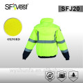 Veste de sécurité imperméable à l&#39;eau de couleur de mélange Hi-vis pour vêtements de travail